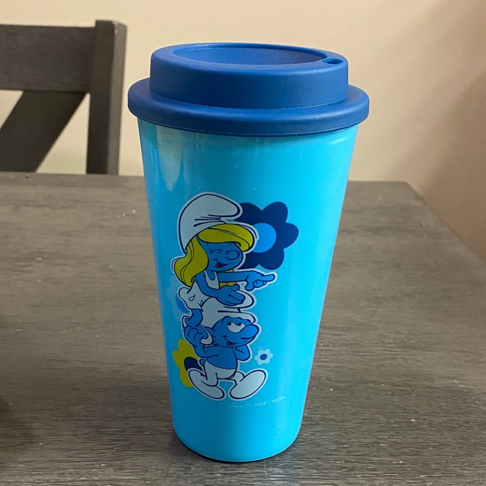 Blue Smurfette Travel Mug